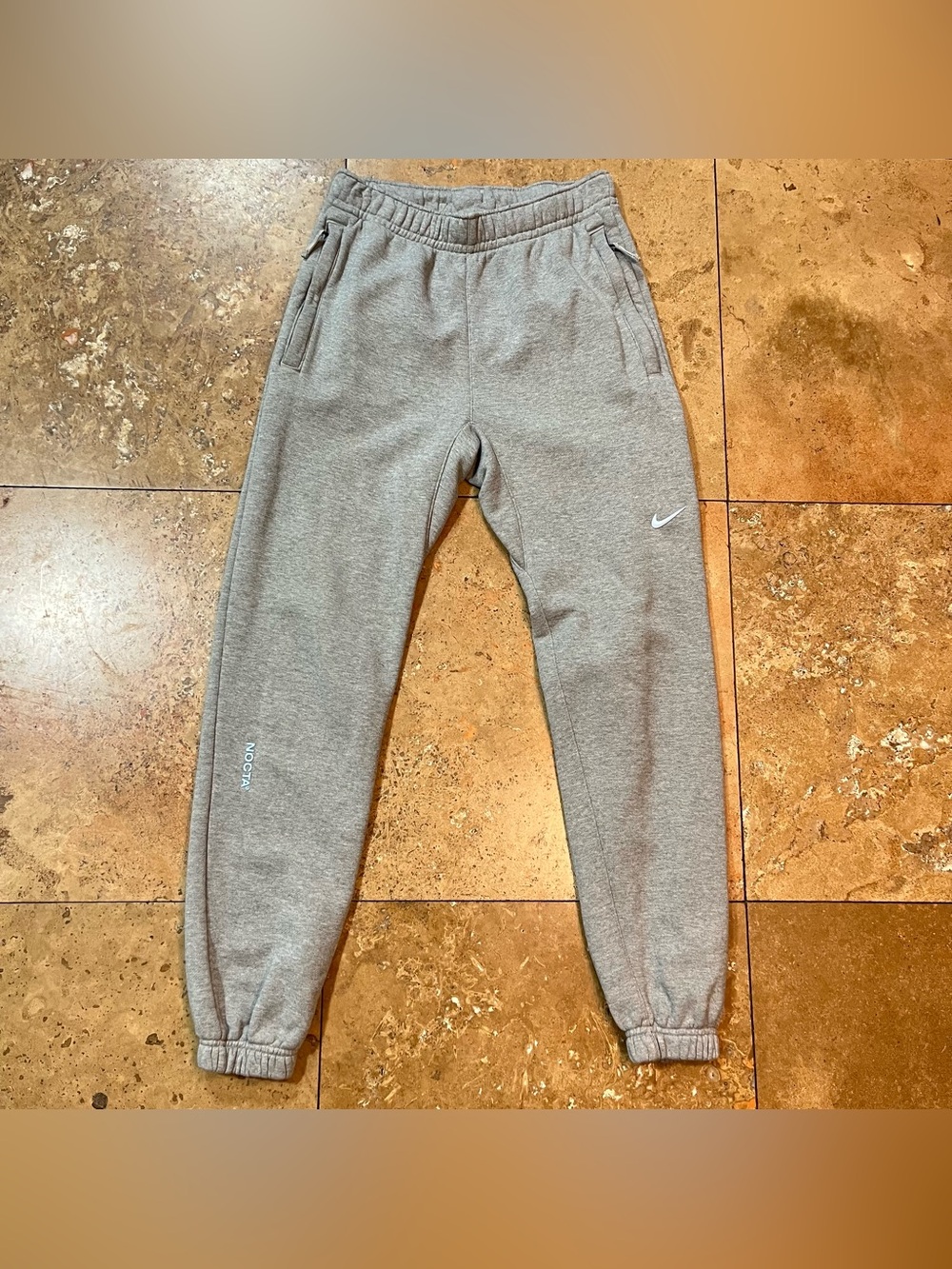 Nike X Nocta Drake Men’s Club Fleece Jogger Sweatpants Basketball Grey Small